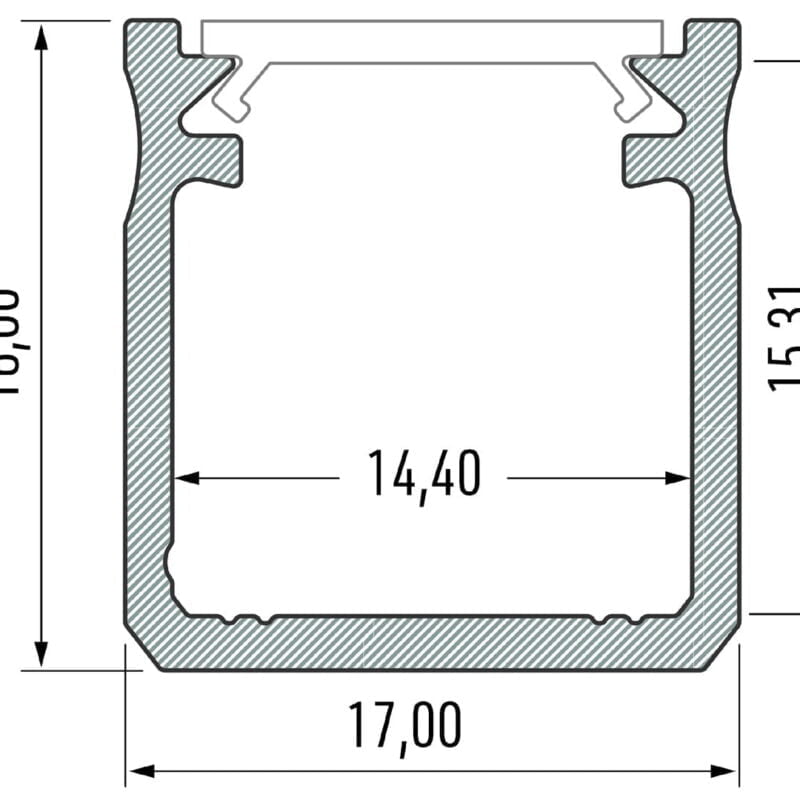PROFIL ALUMINIOWY CZARNY TYP Y 1m + KLOSZ MLECZNY nowoczesne oswietlenie domu - blue-light