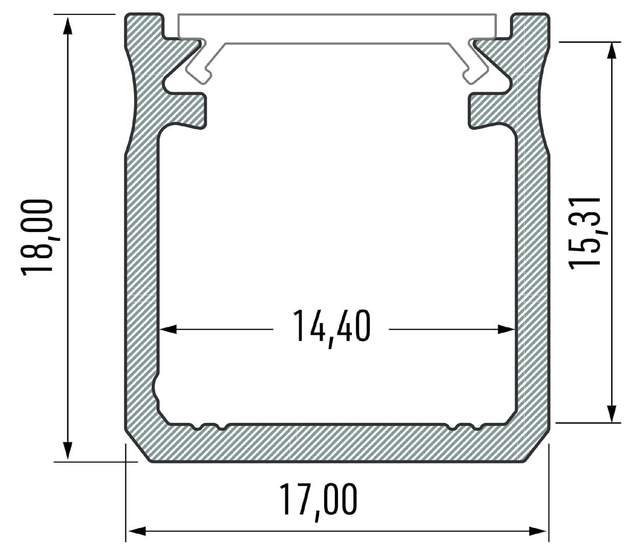 PROFIL ALUMINIOWY SREBRNY TYP Y 1m + KLOSZ MLECZNY nowoczesne oswietlenie domu - blue-light
