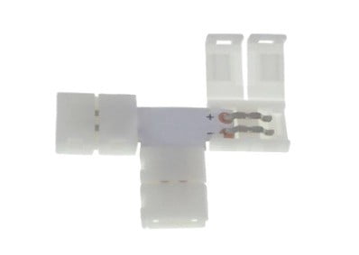 Złączka LED 10mm. Kształt: T nowoczesne oswietlenie domu - blue-light