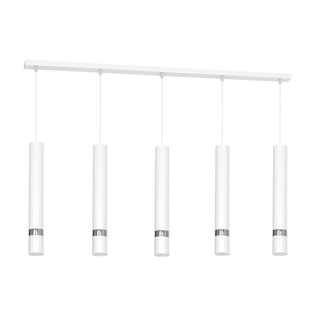 Lampa wisząca JOKER WHITE 5xGU10 nowoczesne oswietlenie domu - blue-light