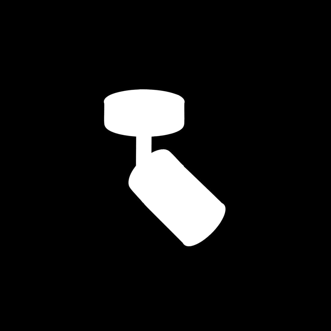 Kinkiet JOKER BLACK 1xGU10 nowoczesne oswietlenie domu - blue-light