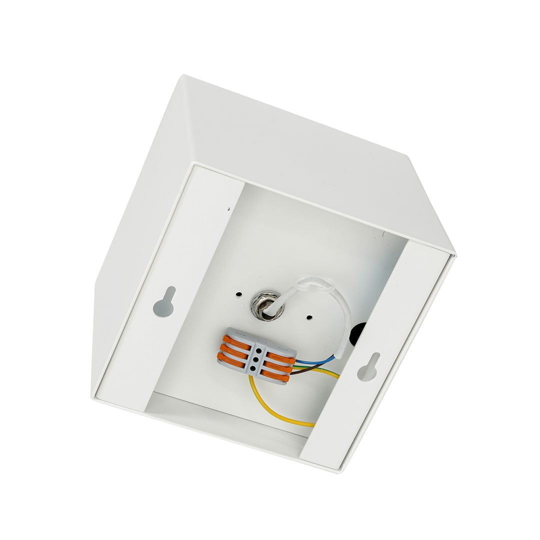 Oprawa Natynkowa Plaza 1xGU10 AR111 Biała nowoczesne oswietlenie domu - blue-light