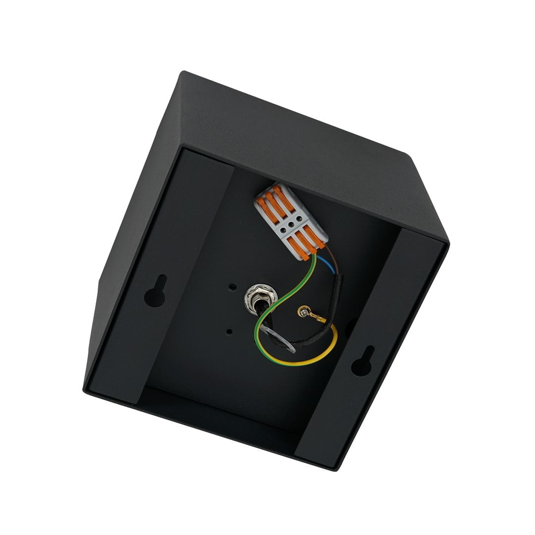 Oprawa Natynkowa Plaza 1xGU10 AR111 Czarna nowoczesne oswietlenie domu - blue-light