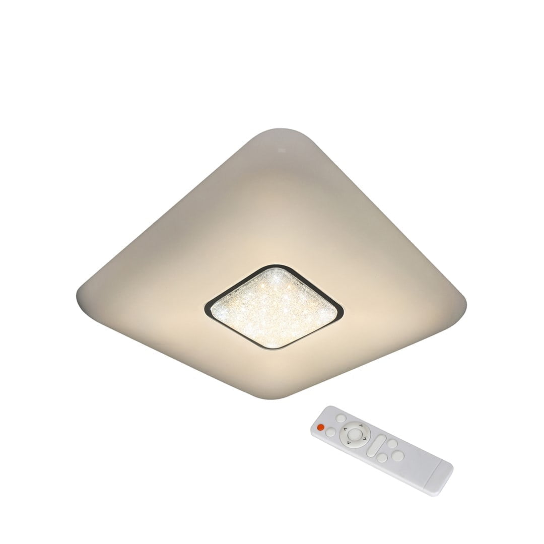Plafon YAX 24W LED Ściemnialny+ Pilot nowoczesne oswietlenie domu - blue-light