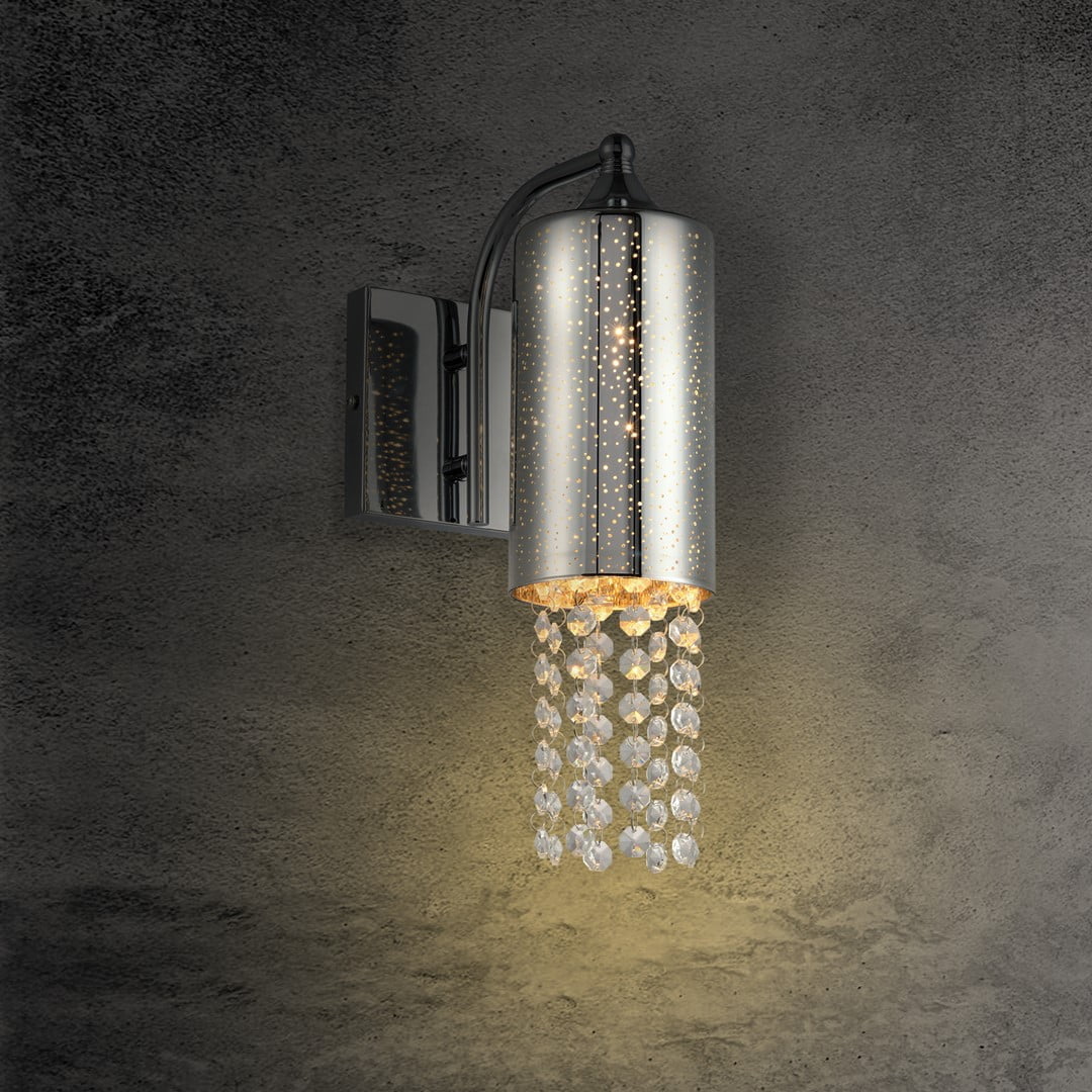 Kinkiet MOONLIGHT 1xE14 nowoczesne oswietlenie domu - blue-light