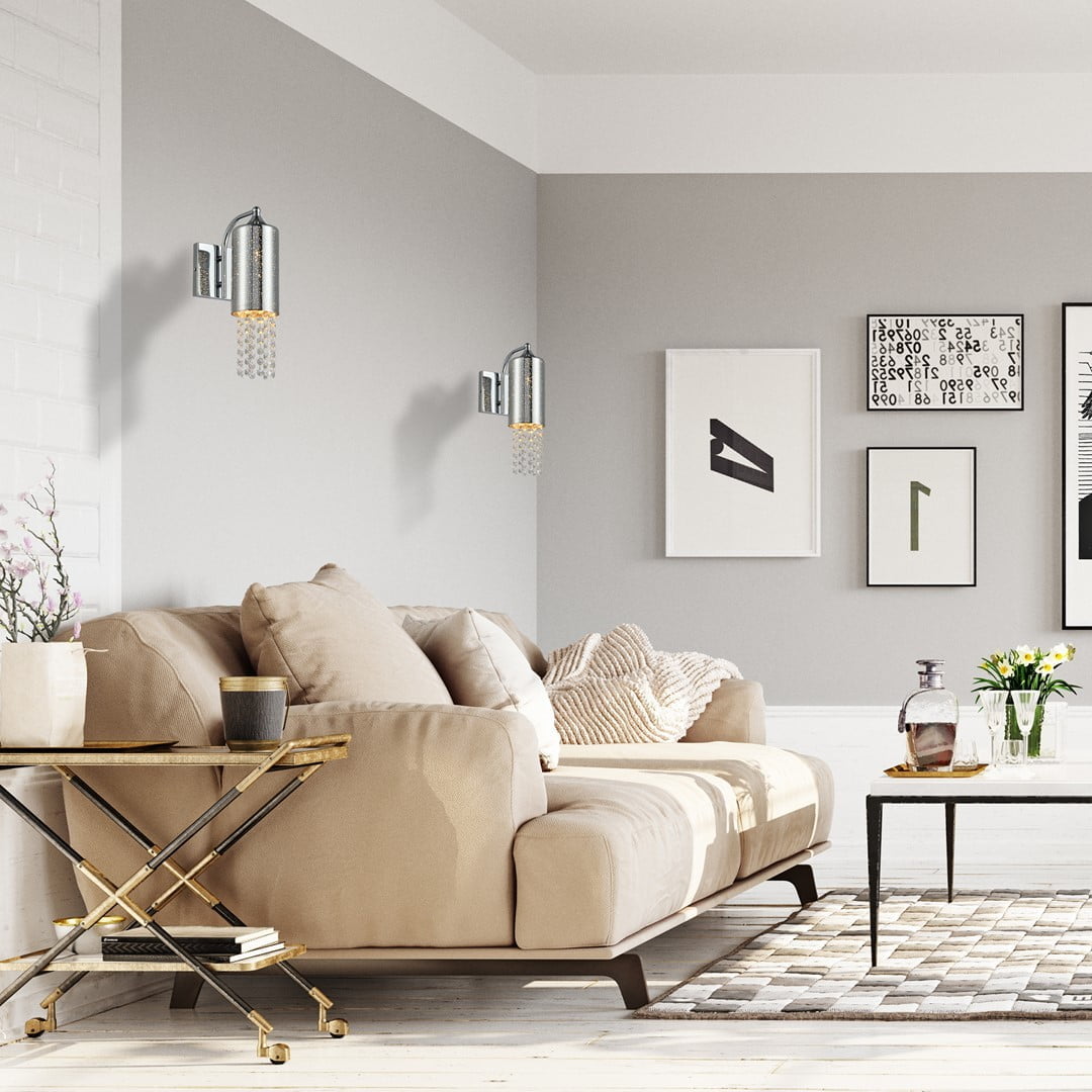 Kinkiet MOONLIGHT 1xE14 nowoczesne oswietlenie domu - blue-light