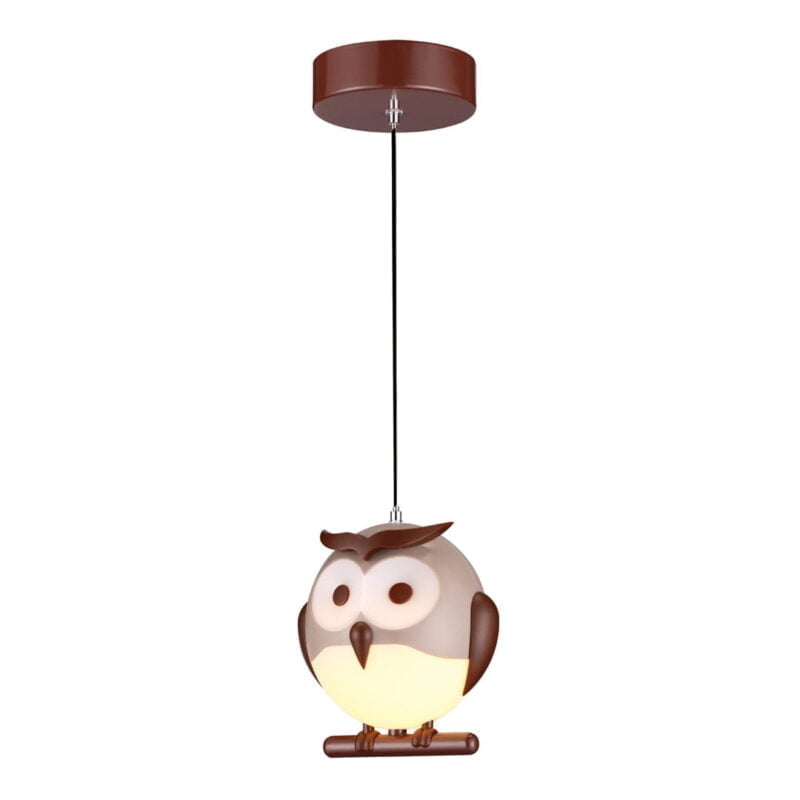 LAMPA WISZĄCA OWL 1XE14 LED nowoczesne oswietlenie domu - blue-light