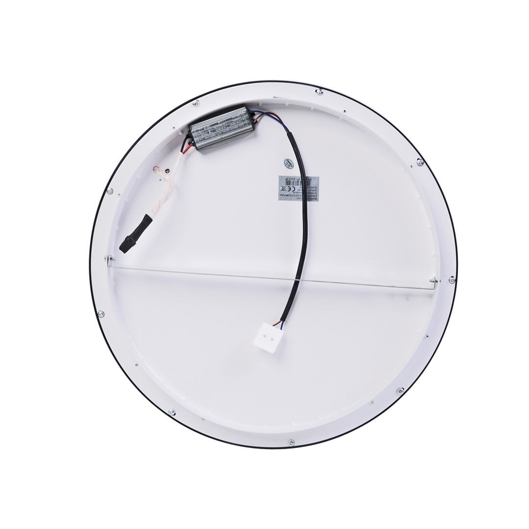 Plafon OHIO BLACK 24W LED nowoczesne oswietlenie domu - blue-light
