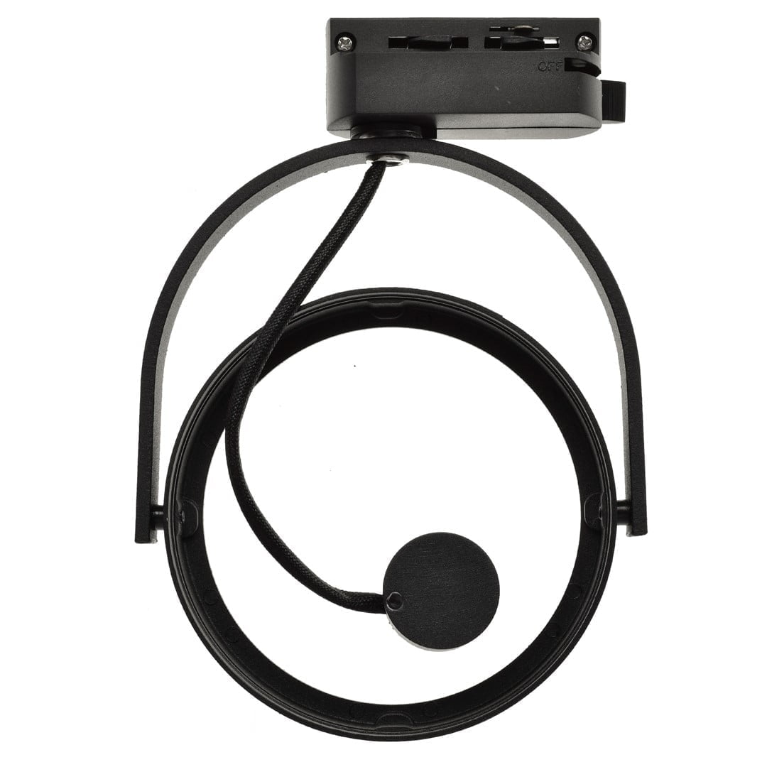 LUGAR BLACK track light 1xAR111 GU10 nowoczesne oswietlenie domu - blue-light