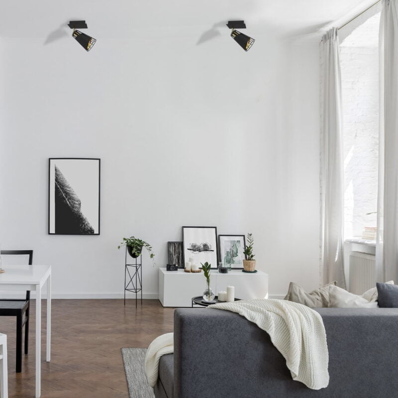 Kinkiet RICK 1xE14 nowoczesne oswietlenie domu - blue-light