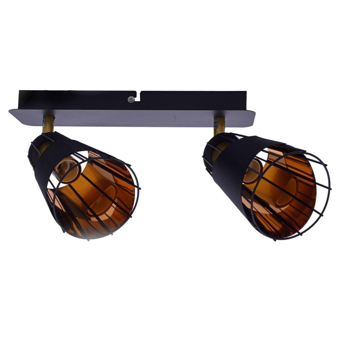 Lampa sufitowa RICK 2xE14 nowoczesne oswietlenie domu - blue-light