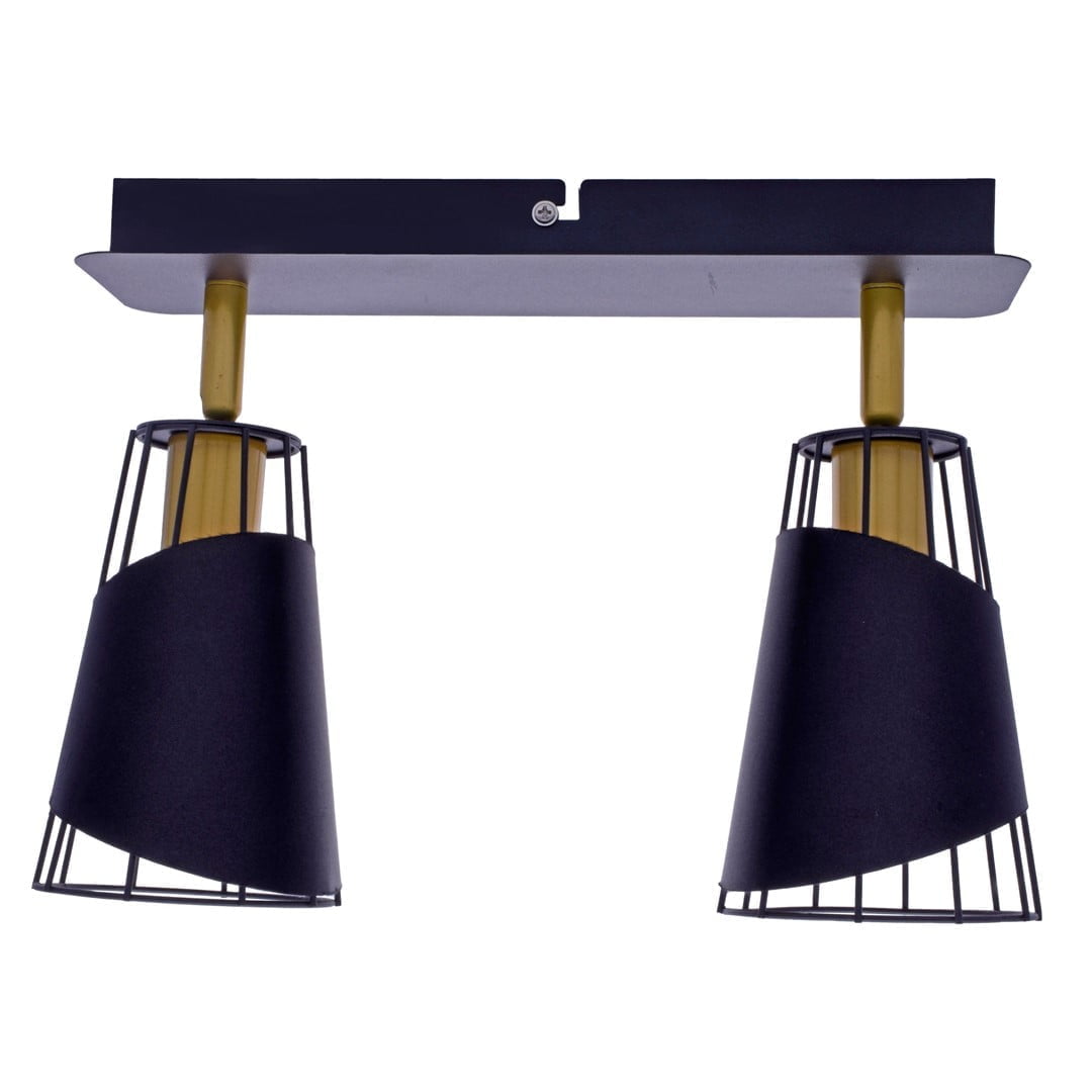 Lampa sufitowa RICK 2xE14 nowoczesne oswietlenie domu - blue-light