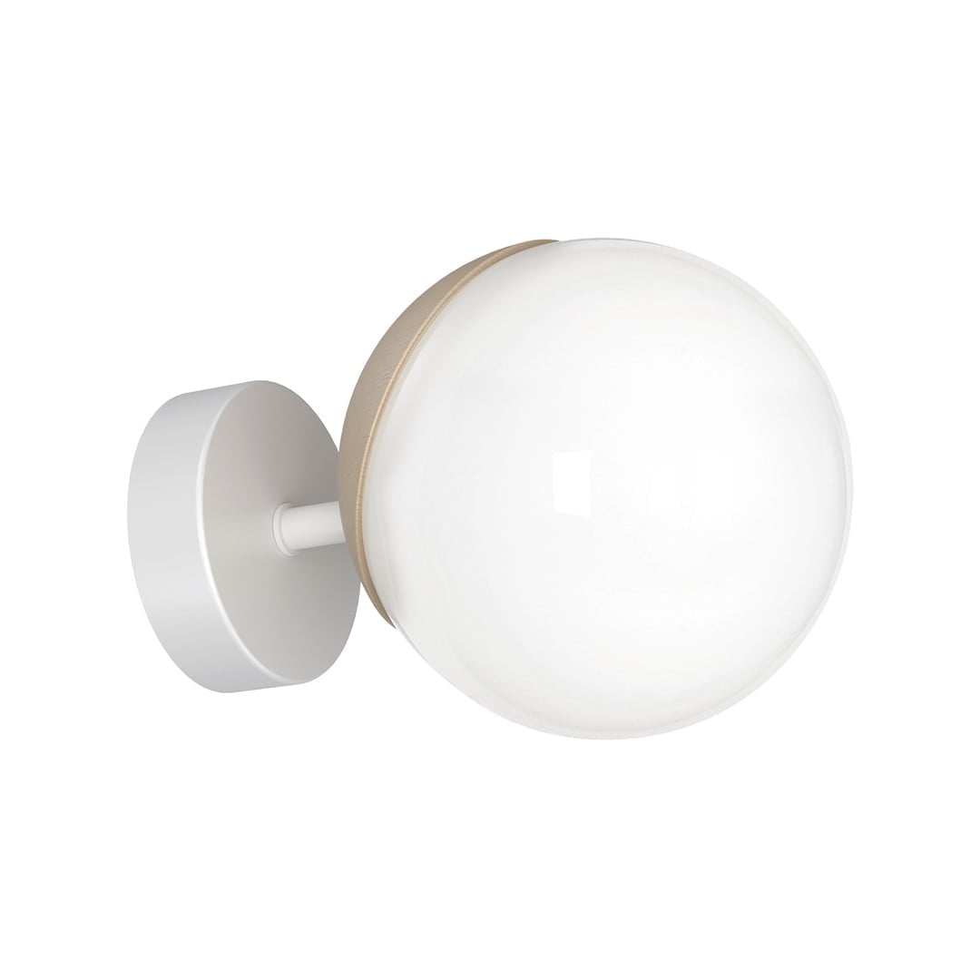 Kinkiet SFERA WOOD 1xE14 nowoczesne oswietlenie domu - blue-light