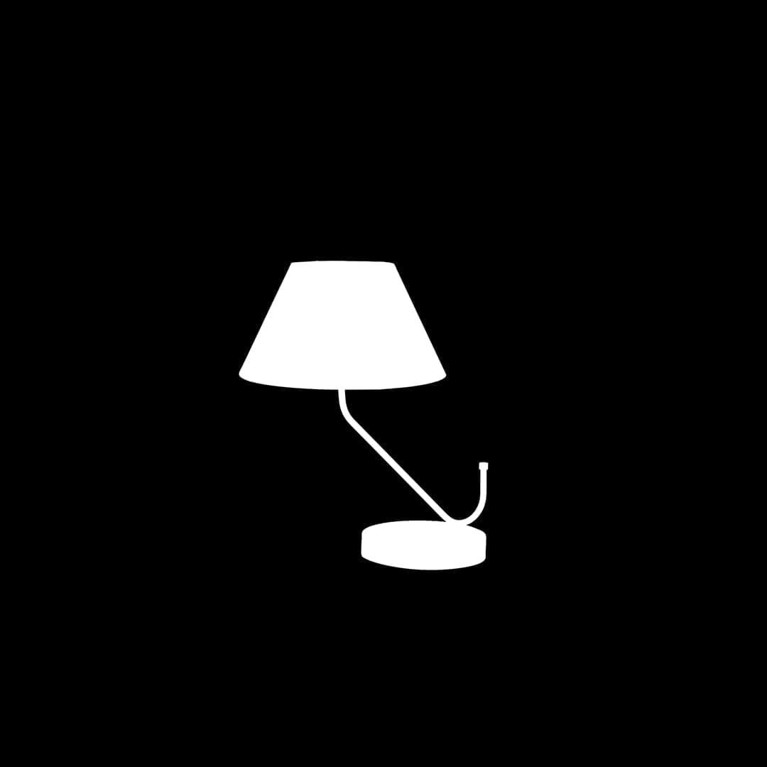 Lampa stołowa VICTORIA BLACK 1xE27 nowoczesne oswietlenie domu - blue-light