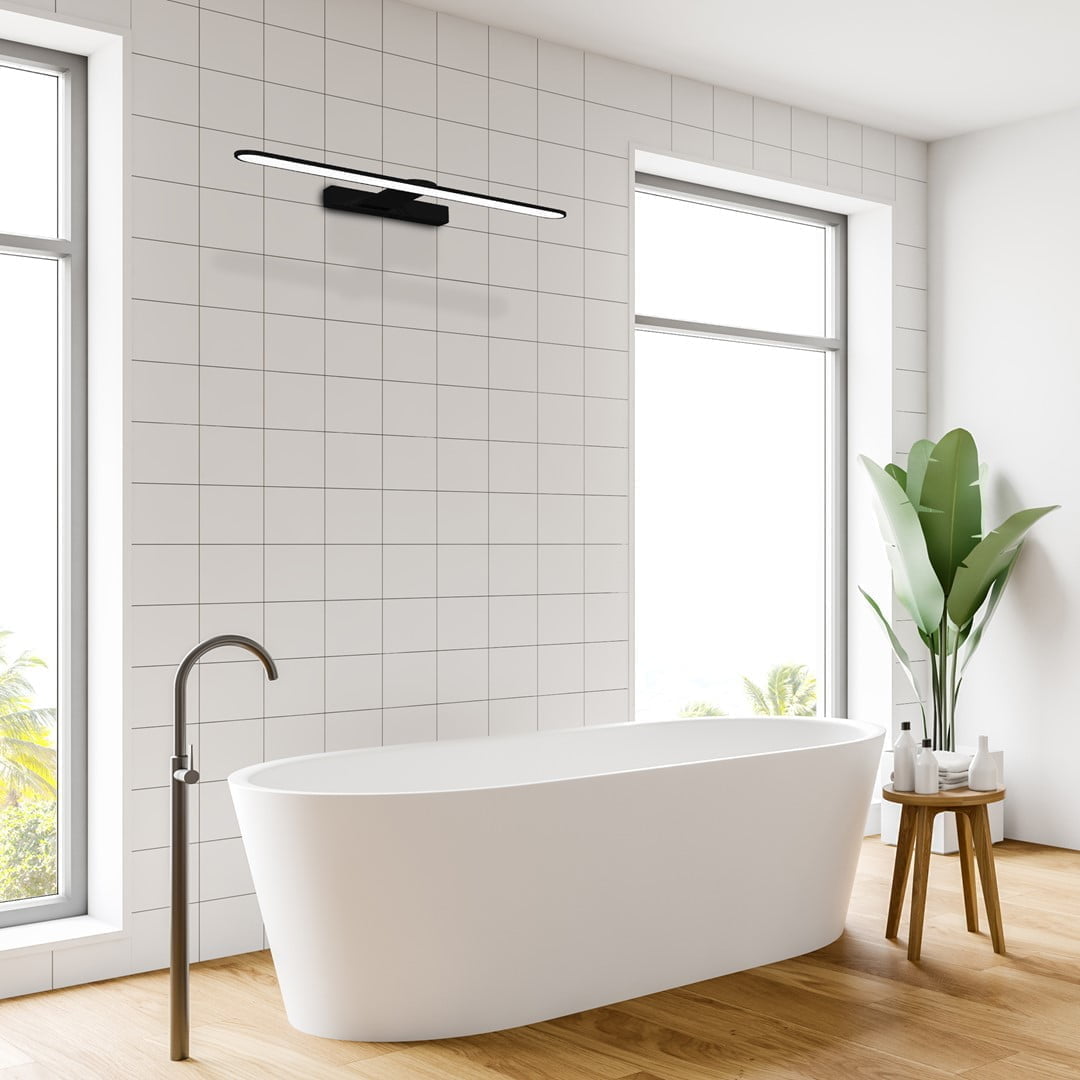 Kinkiet SPLASH BLACK 8W LED nowoczesne oswietlenie domu - blue-light