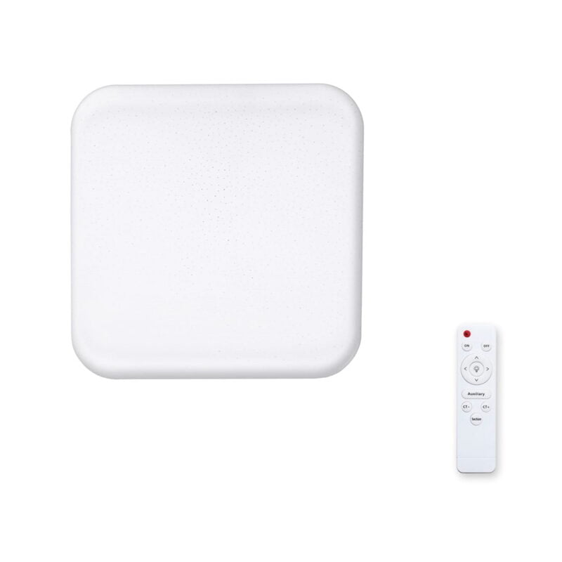 Plafon PALERMO 40W LED Ściemnialny+ Pilot nowoczesne oswietlenie domu - blue-light