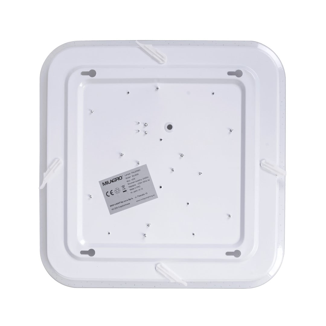 Plafon PALERMO 72W LED Ściemnialny+ Pilot nowoczesne oswietlenie domu - blue-light