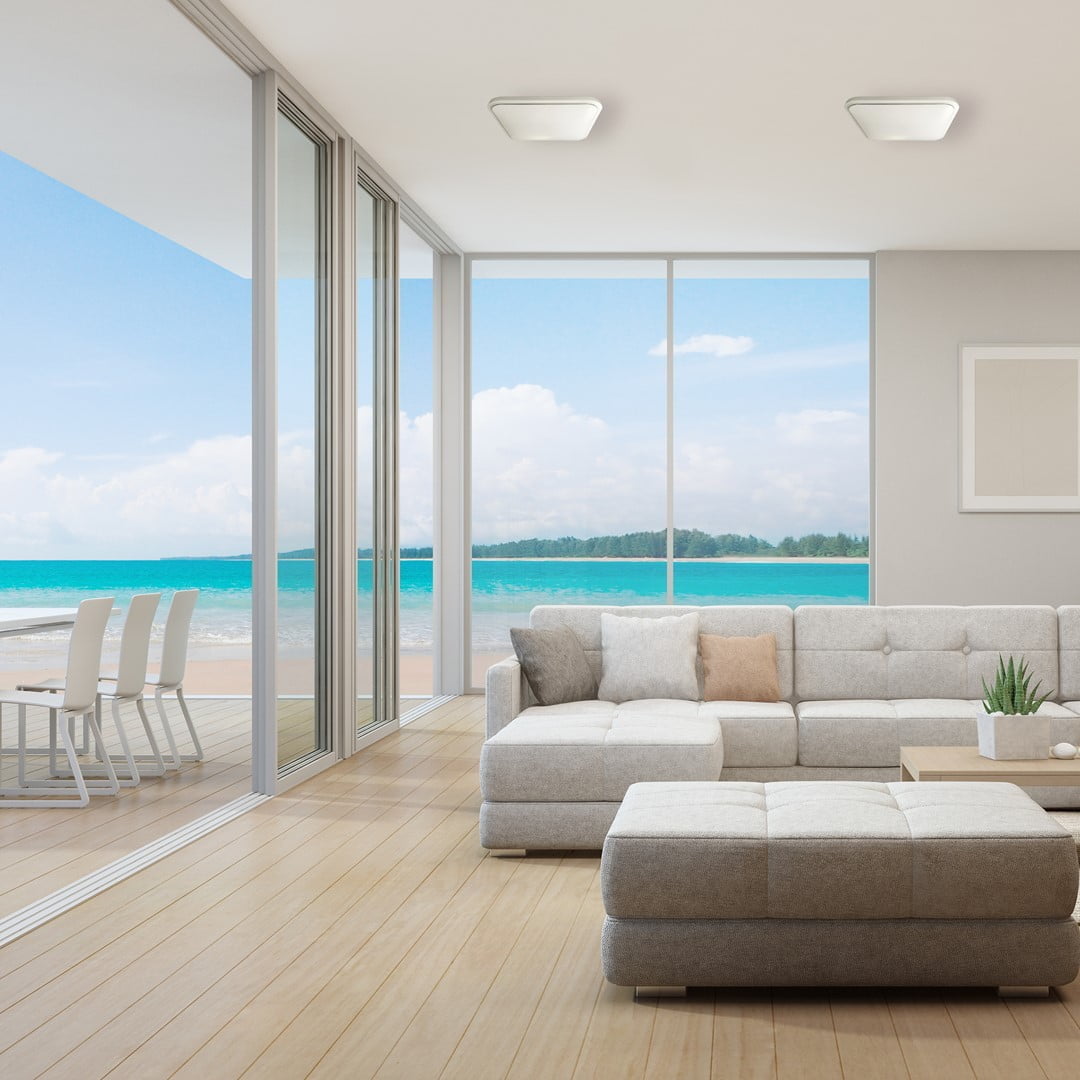 Plafon GREG 12W LED nowoczesne oswietlenie domu - blue-light