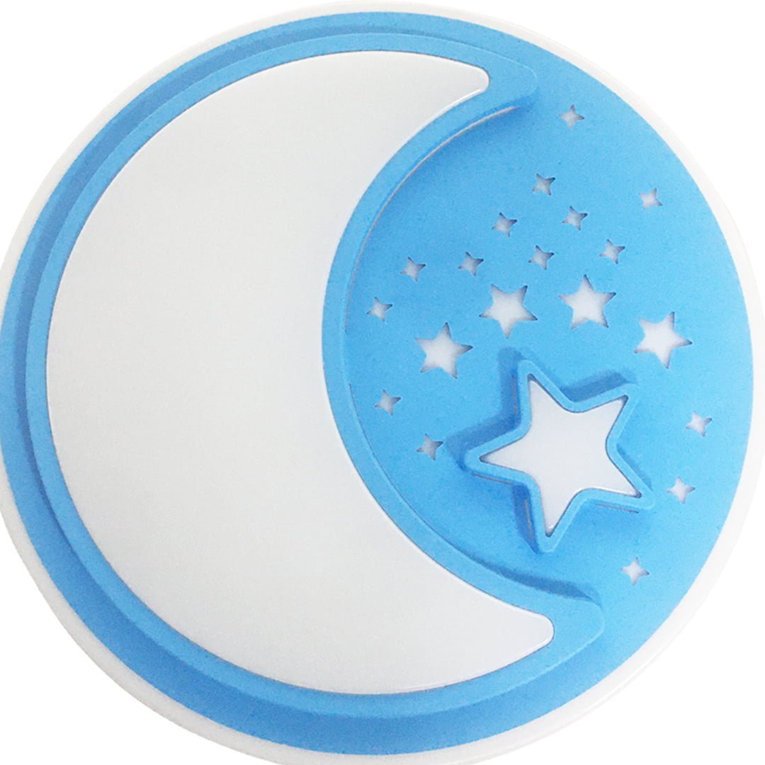 Plafon NOTE BLUE 40W LED Ø480 mm nowoczesne oswietlenie domu - blue-light