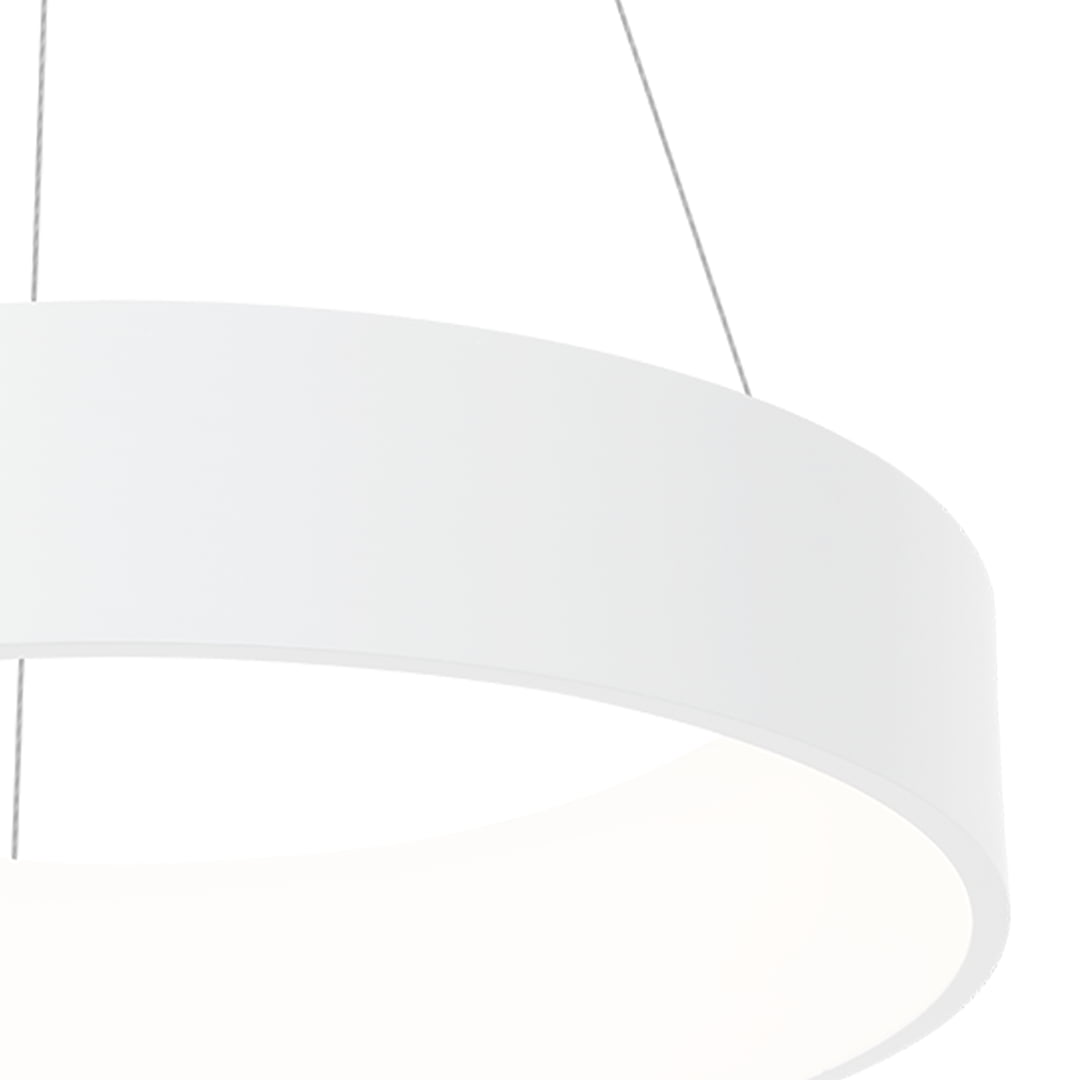 Lampa wisząca OHIO WHITE 24W LED nowoczesne oswietlenie domu - blue-light