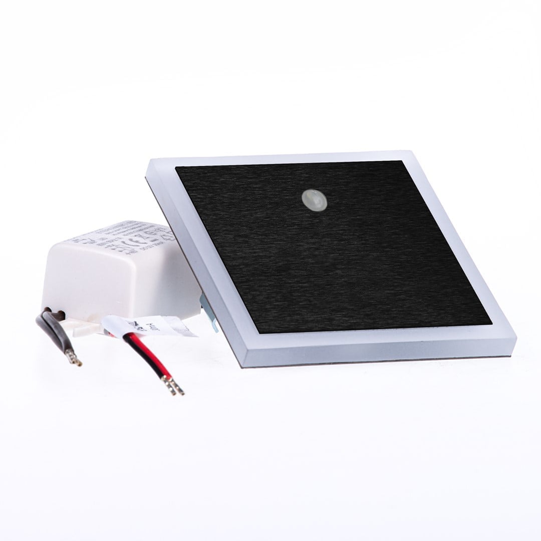 EVO BLACK Barwa Ciepła 3000K. PIR. 12V nowoczesne oswietlenie domu - blue-light