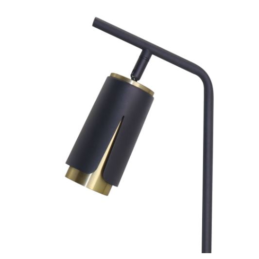 FLOWER BLACK GOLD LAMPKA GABINETOWA 1xGU10 - obrazek 3