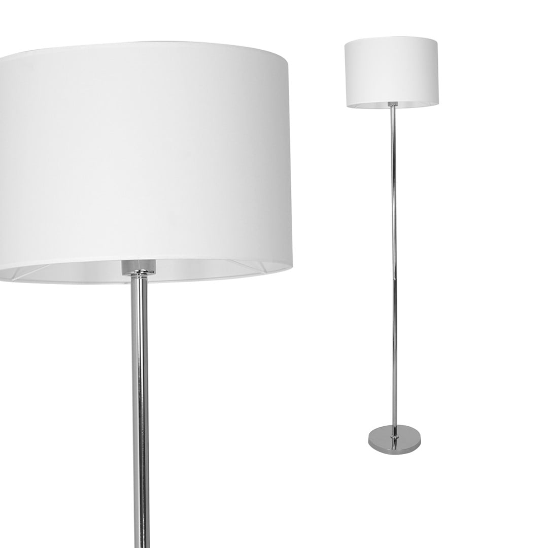 Lampa stojąca CASINO WHITE/CHROME 1xE27 - obrazek 9