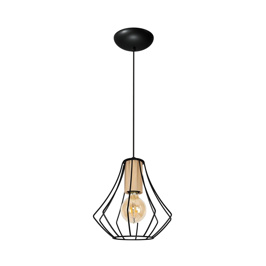 Lampa wisząca WILL BLACK 1XE27 - obrazek 5