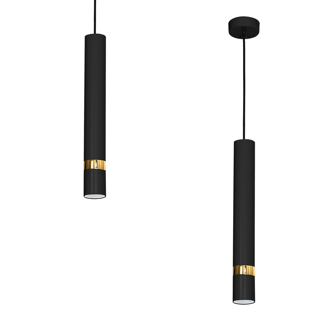 Lampa wisząca JOKER BLACK/GOLD 1xGU10 - obrazek 6