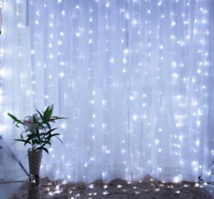 Kurtyna LED USB 5V 300 LED 3x3m pilot 6500K